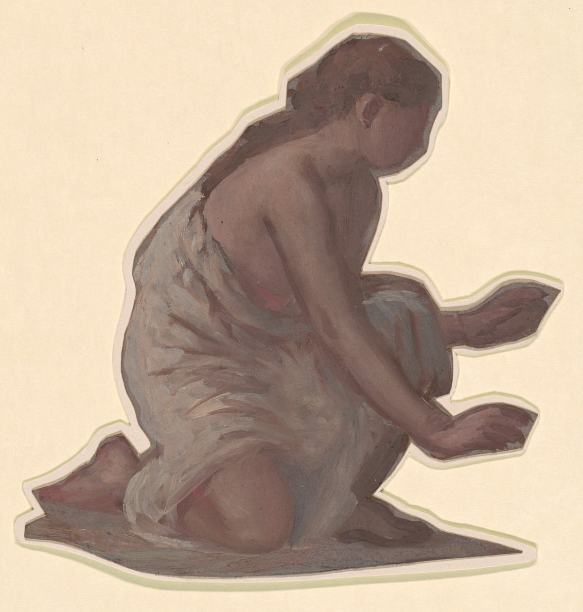 Studie pro koupání řeckých dívek, c. 1872. od Elihu Vedder