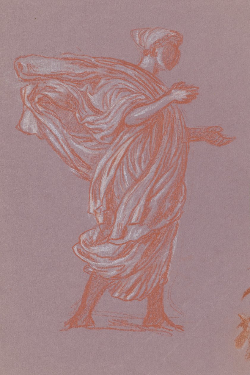 Studie pro koupání řeckých dívek, c. 1872. od Elihu Vedder