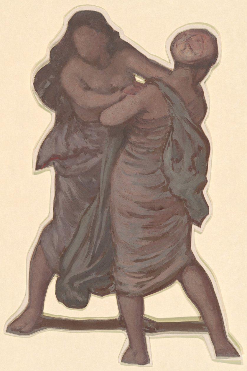 Studie pro koupání řeckých dívek, c. 1872. od Elihu Vedder