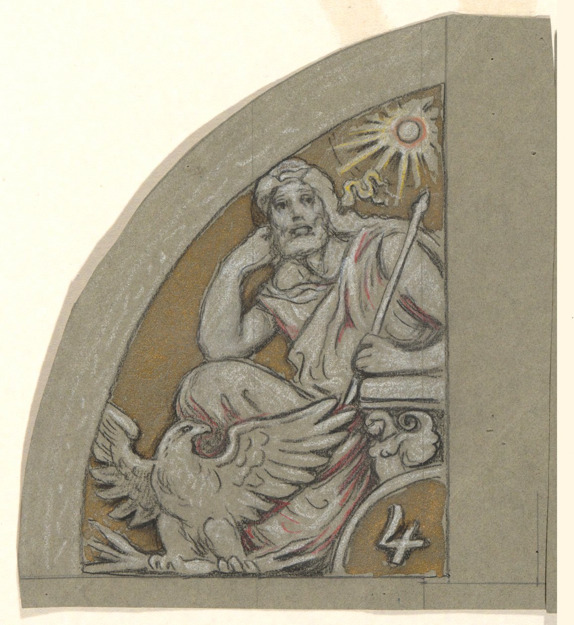 Studie pro Jupiter od Elihu Vedder