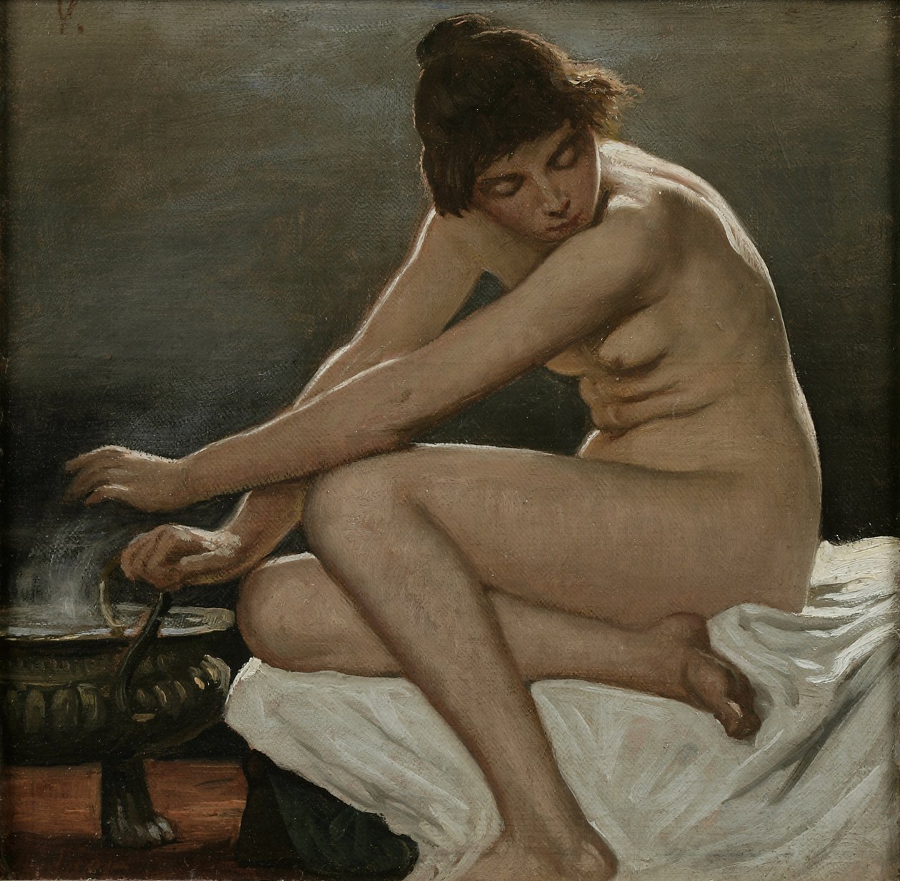 Studie pro La Stregu, čarodějnici od Elihu Vedder