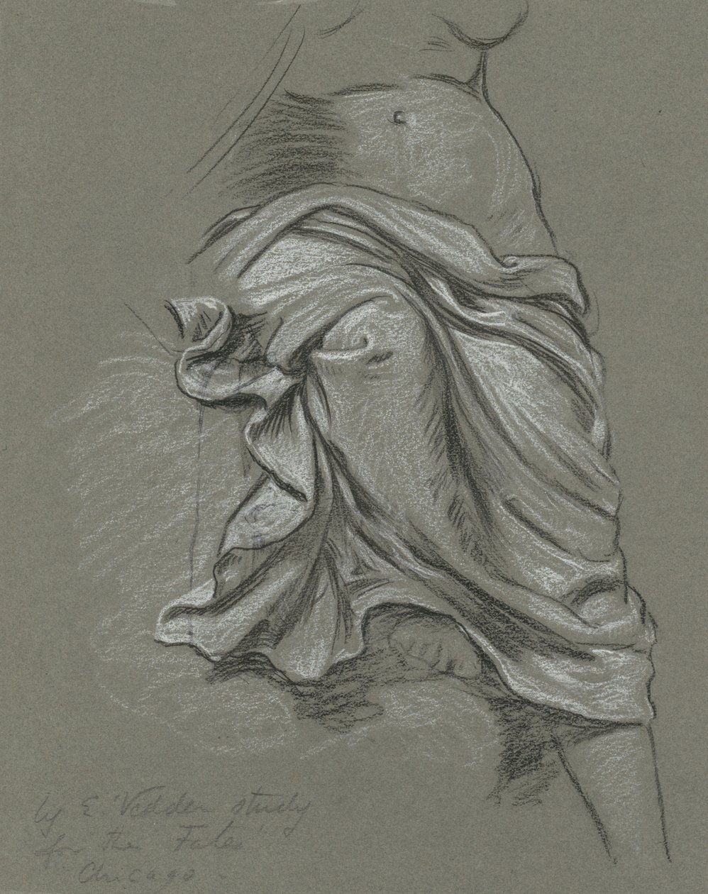 Studie pro osudy shromažďující se ve hvězdách, 1884-1887. od Elihu Vedder