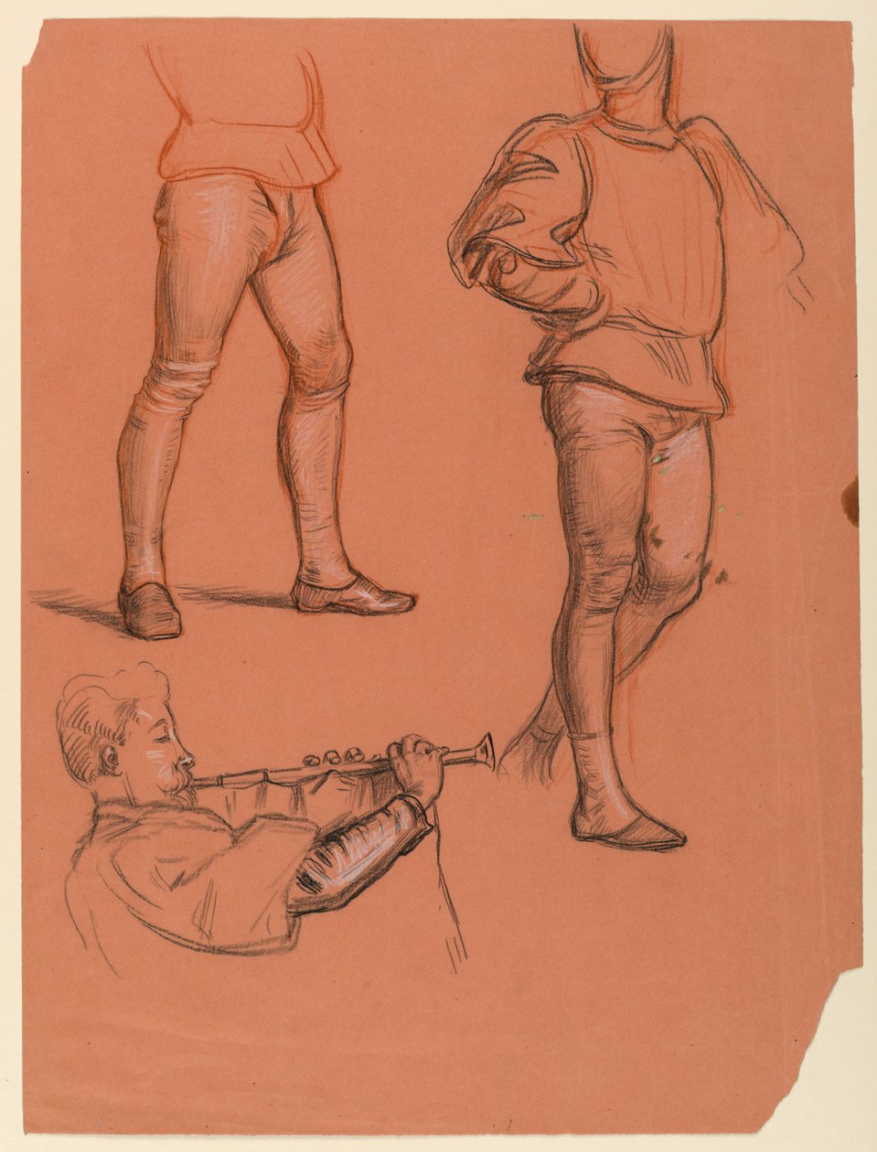 Studie na "Svatební průvod" od Elihu Vedder