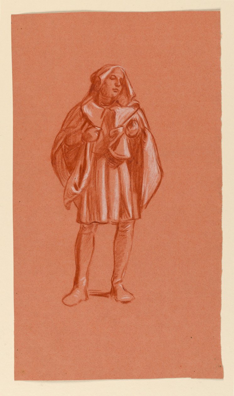 Studie na "Svatební průvod" od Elihu Vedder