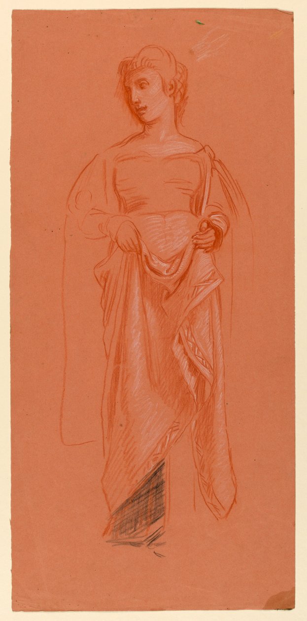 Studie na "Svatební průvod" od Elihu Vedder