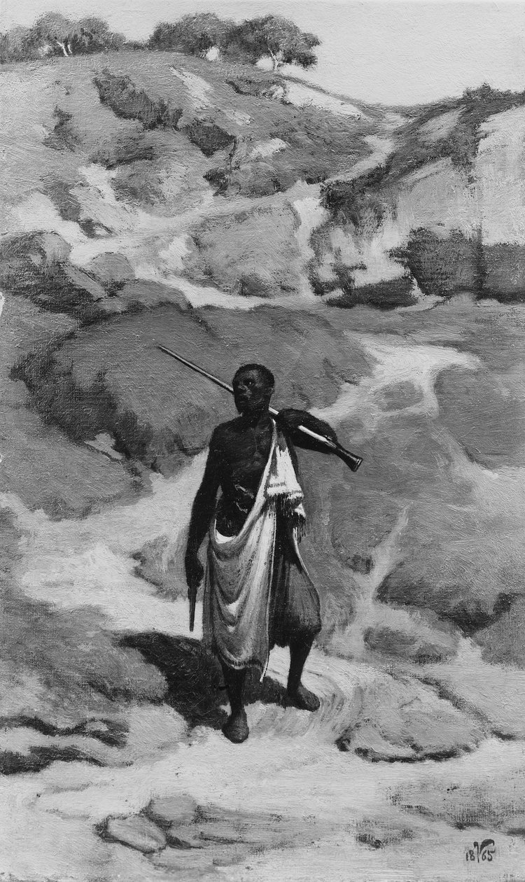 Africký strážce od Elihu Vedder