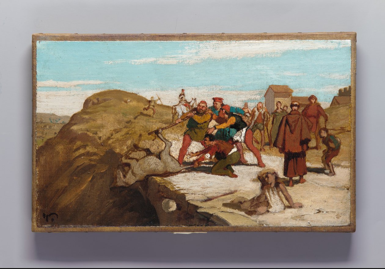 Die Fabel vom Müller, seinem Sohn und dem Esel Nr. 7 od Elihu Vedder