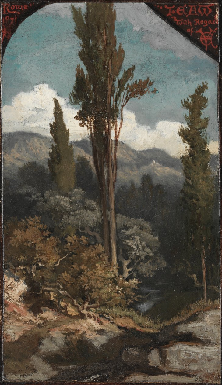 Tři stromy: Itálie od Elihu Vedder