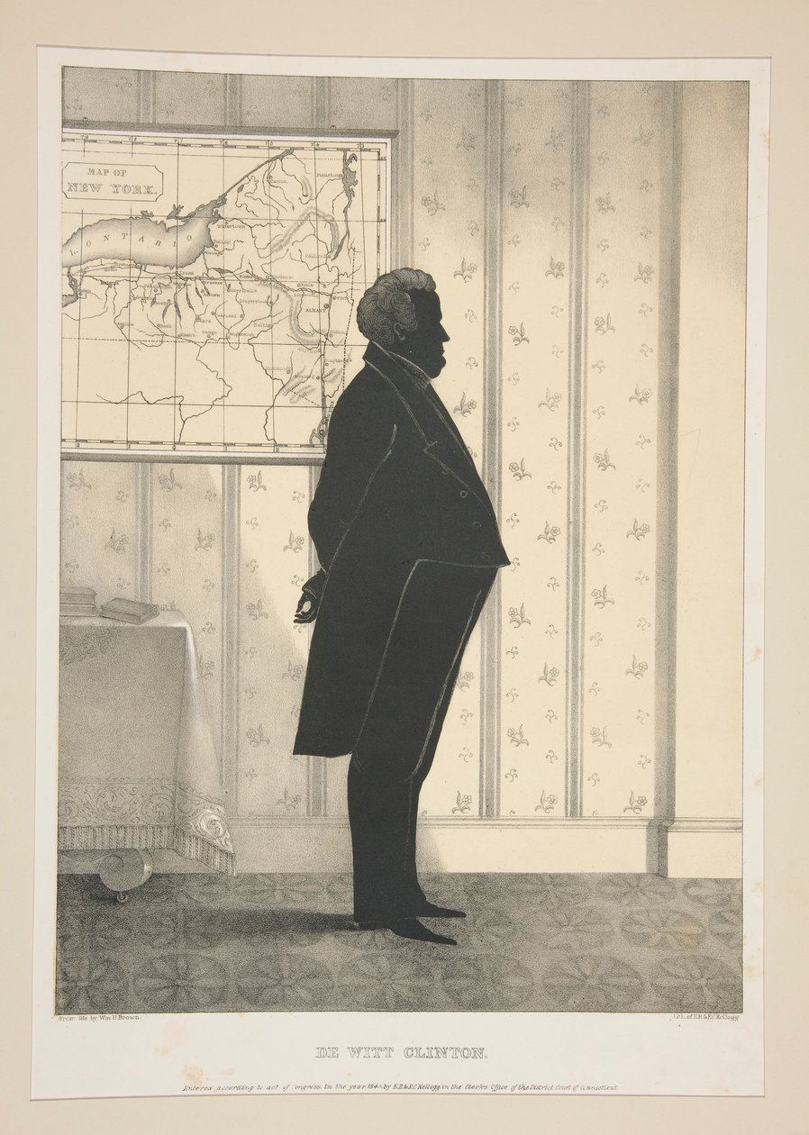 De Witt Clinton, ze souboru 27 portrétů od Elijah C. Kellogg
