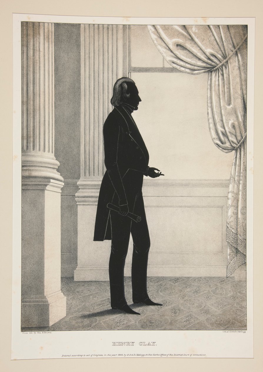 Henry Clay, ze souboru 27 portrétů od Elijah C. Kellogg