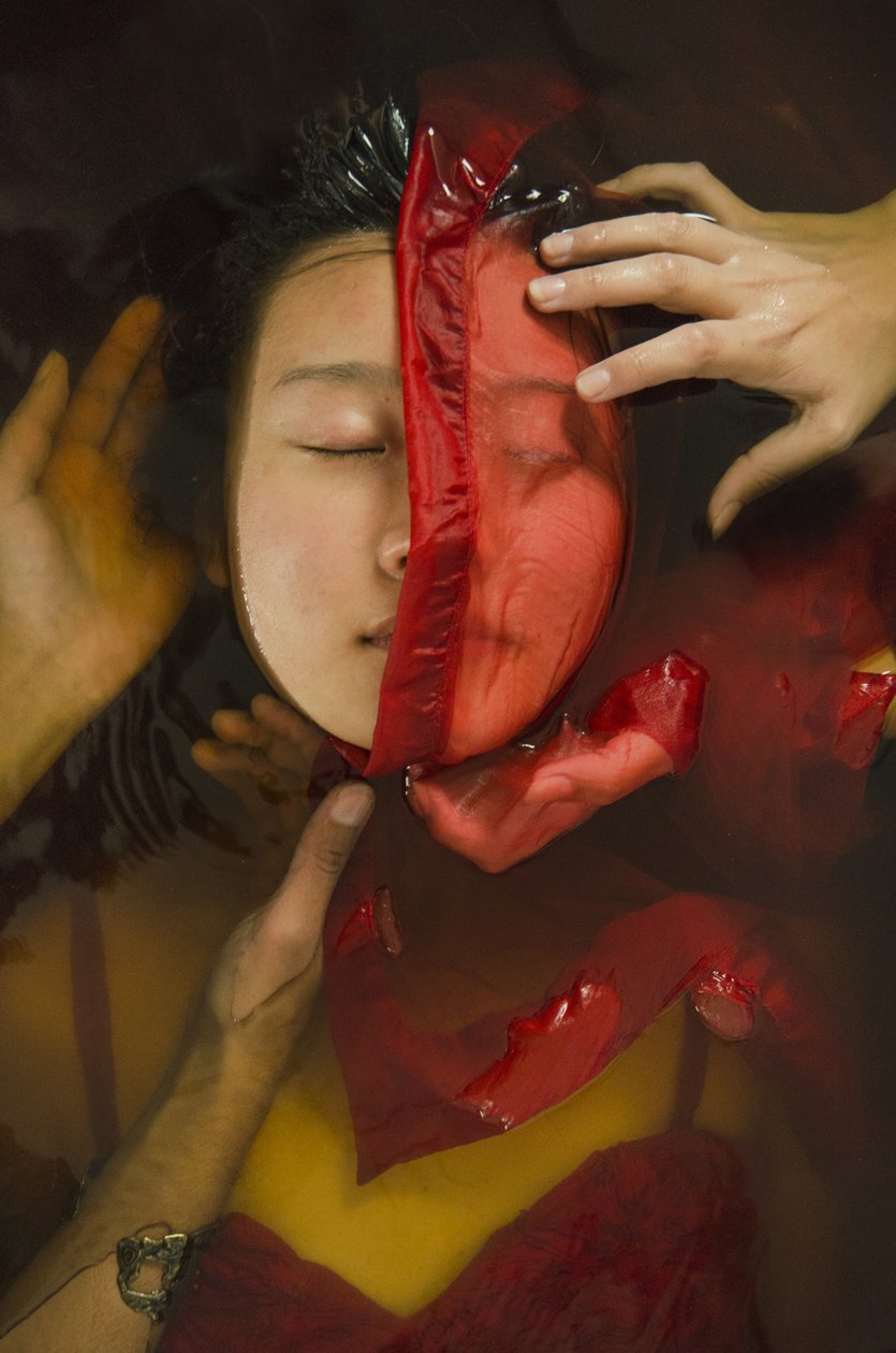 Scarlett Girl, 2014 (sítotisk) od Elinleticia Högabo