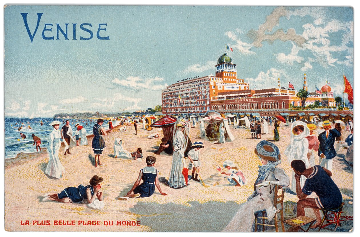Pohlednice benátského Lida, kolem roku 1905 od Elio Ximenes
