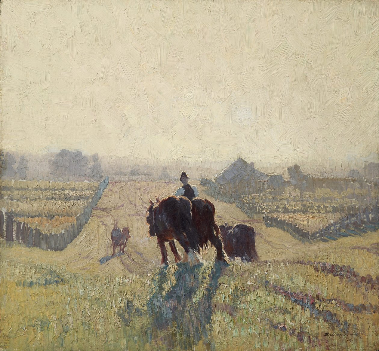Mrazivý východ slunce od Elioth Gruner