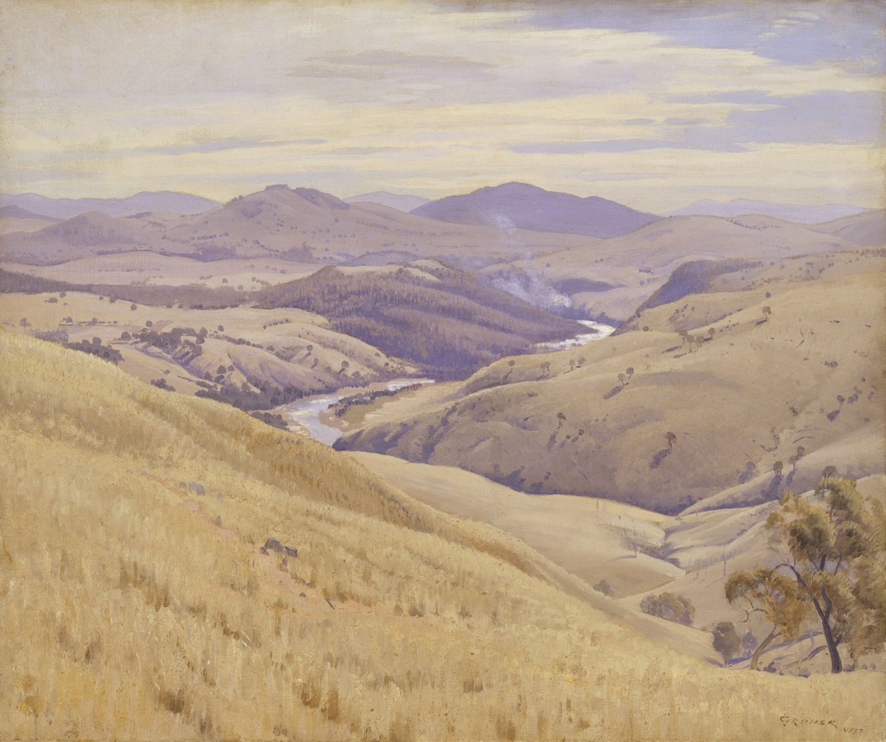 Weetangera, Canberra od Elioth Gruner