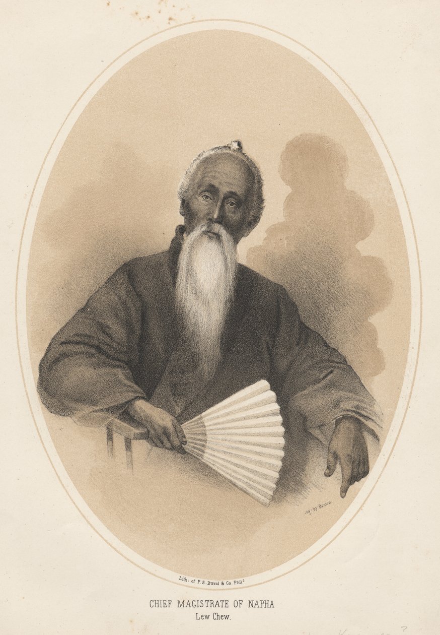 Hlavní soudce Napha, Lew Chew, 1855 od Eliphalet Brown