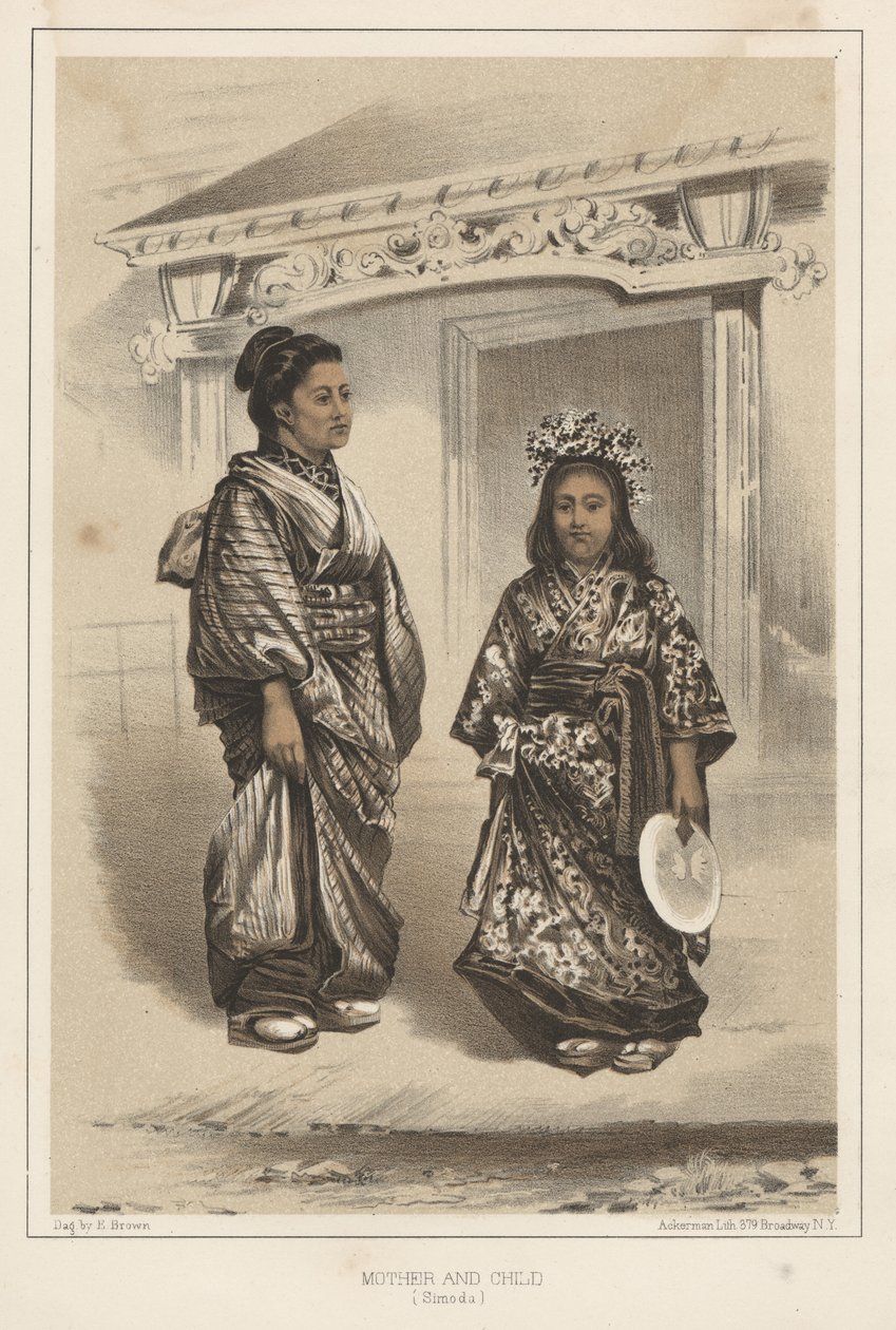 Matka a dítě (Simoda), 1855 od Eliphalet Brown