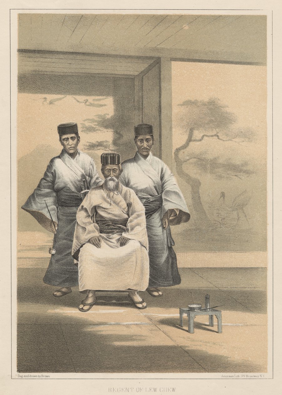 Regent z Lew Chew, 1855 od Eliphalet Brown