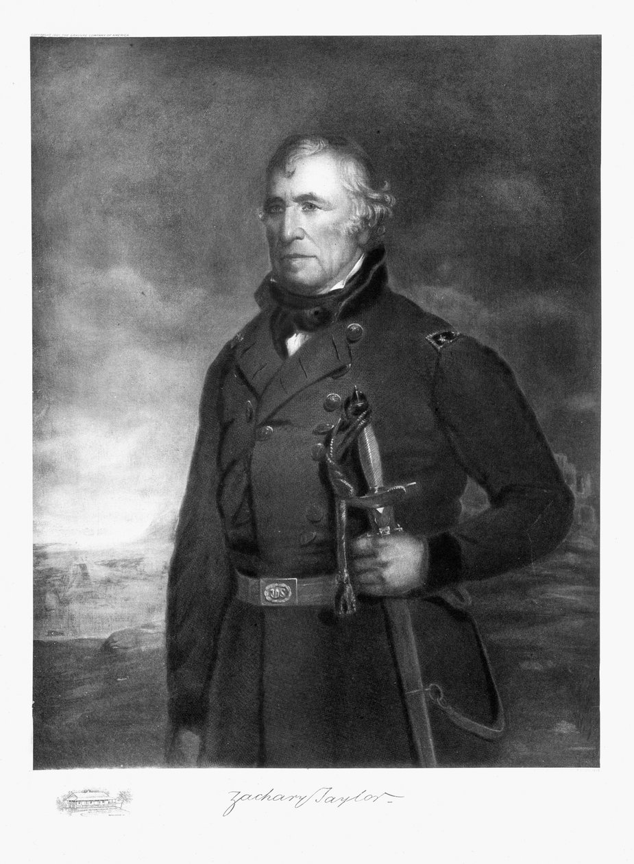 Zachary Taylor, 12. prezident Spojených států amerických, pub. 1901 (hlubotisk) od Eliphalet Frazer Andrews