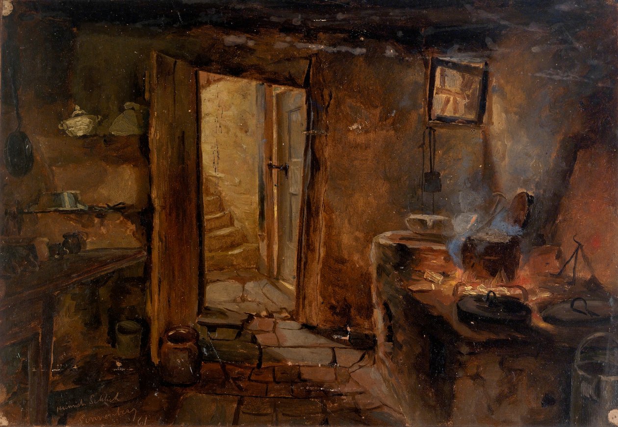 Interiér kuchyně od Eliphalet Fraser Andrews