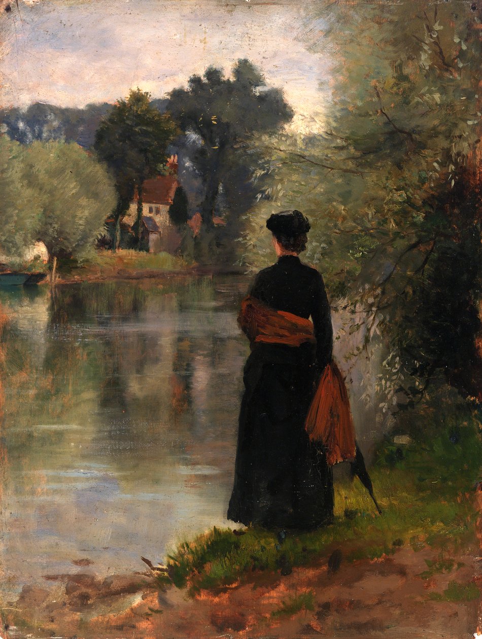 Promenáda, n.d. od Eliphalet Frazer Andrews
