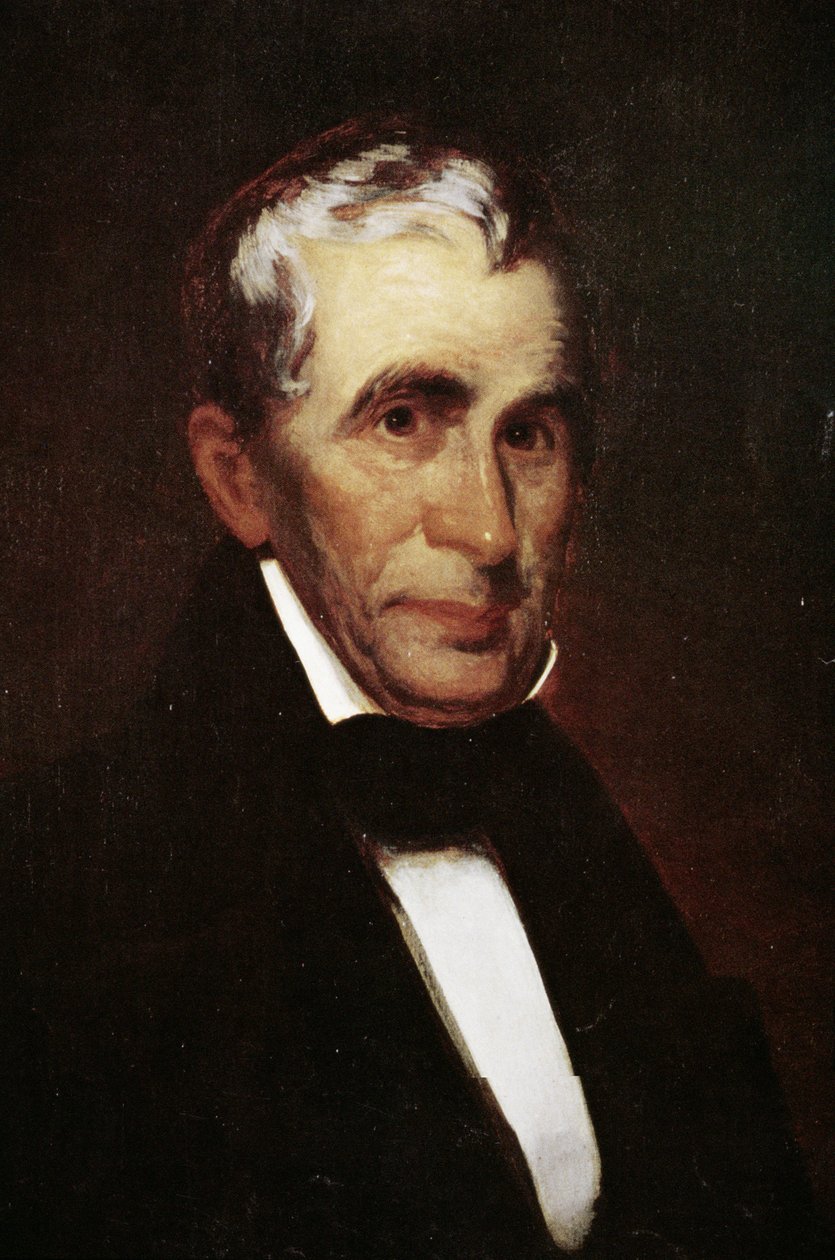 William Henry Harrison (1773-1841) (barevné lito) od Eliphalet Frazer Andrews