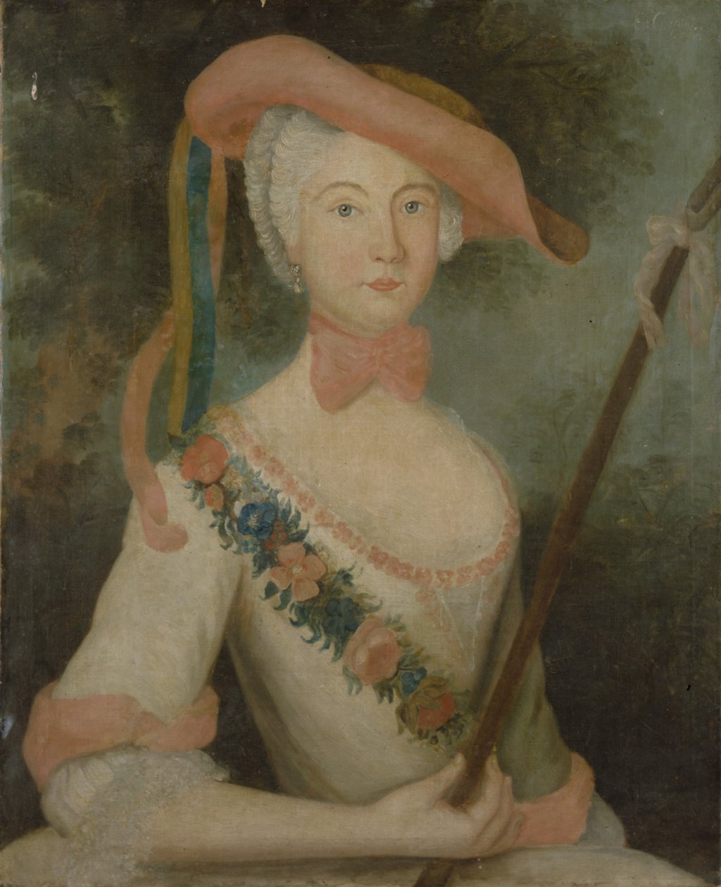 Autoportrét, kolem 1725-40 od Elisabeth Christine of Brunswick Bevern