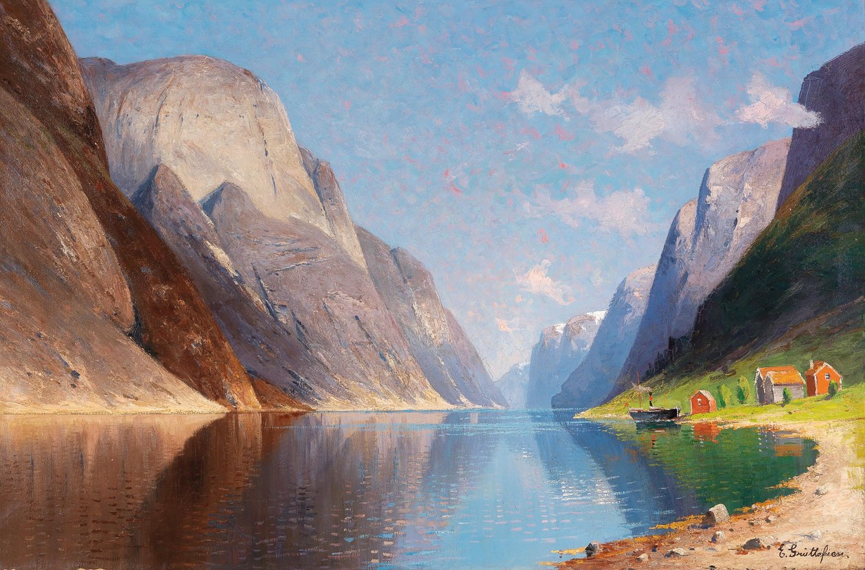 Krajina fjordu od Elisabeth Grüttefien Kiekebusch