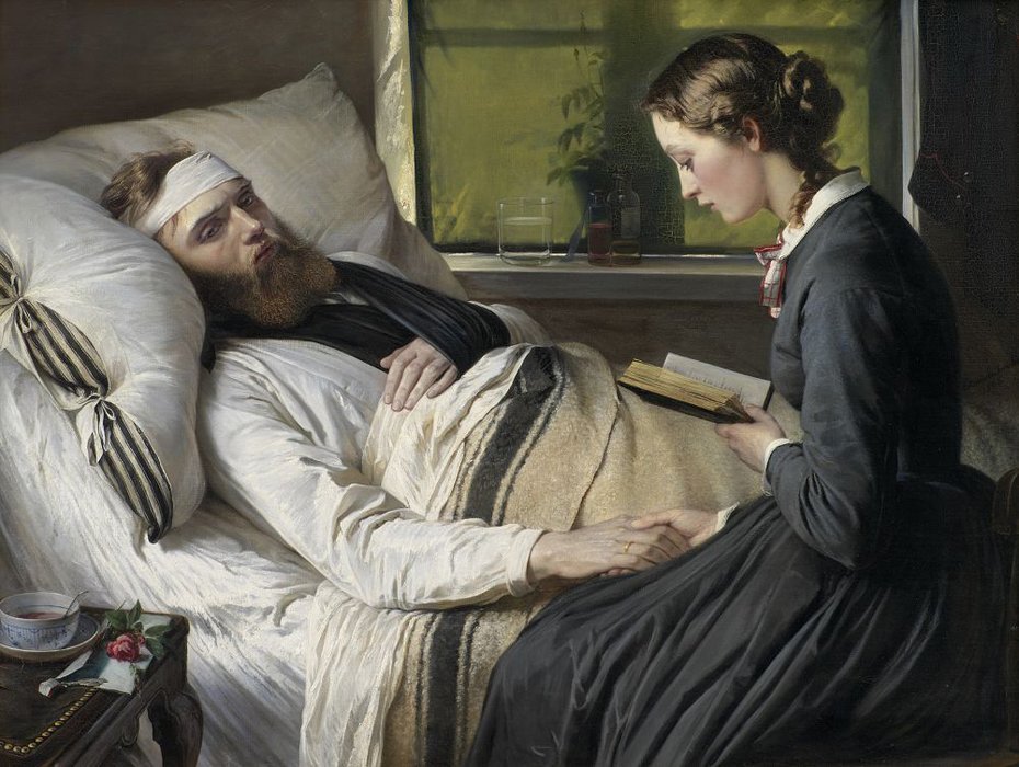 Zraněný dánský válečník Zraněný dánský voják od Elisabeth Maria Anna Jerichau Baumann