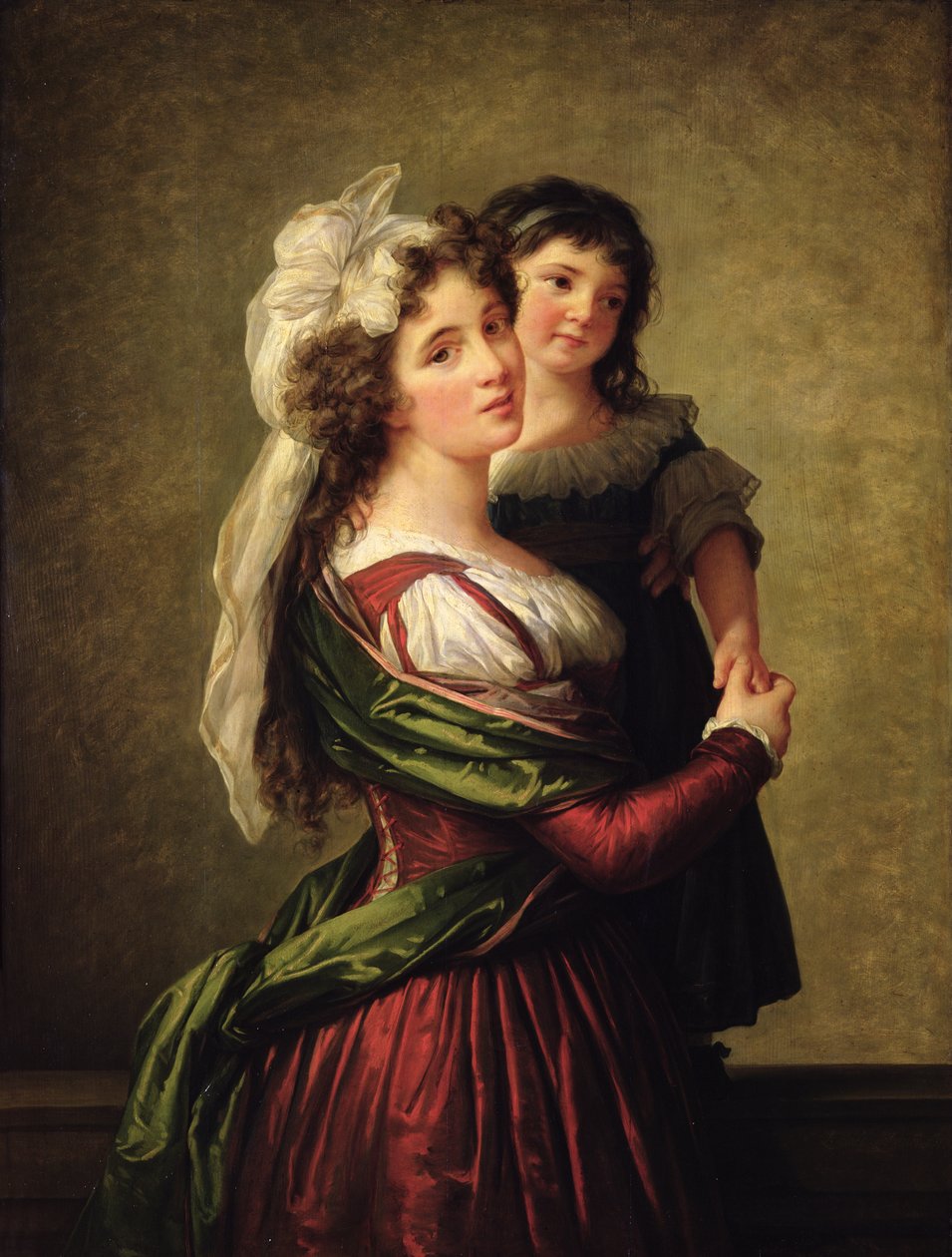 Madame Rousseau a její dcera, 1789 od Elisabeth Louise Vigee Lebrun