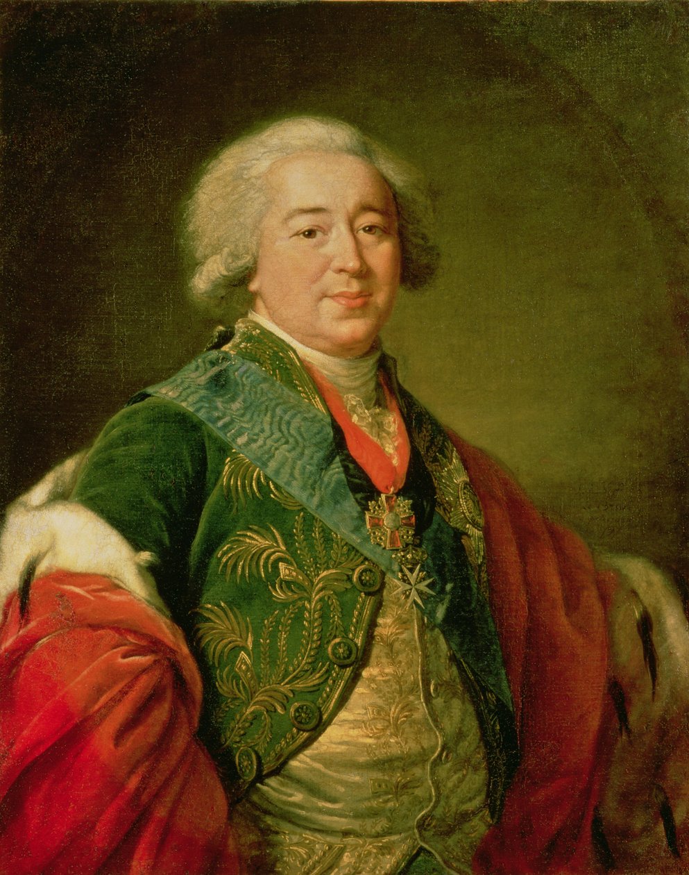 Portrét prince Alexandra Borisoviče Kurakina (1752-1818), 1797 od Elisabeth Louise Vigee Lebrun