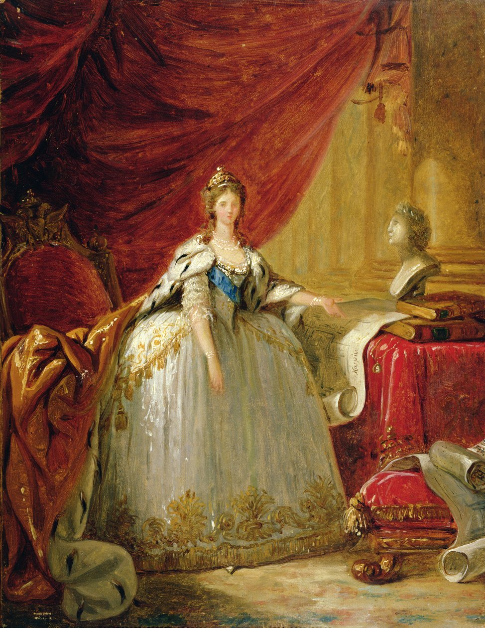 Portrét vdovy carevny Marie Fjodorovny (1759-1828) od Elisabeth Louise Vigee Lebrun
