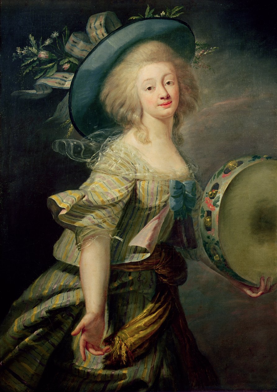 Portrét Marie-Anne de Cupis (1710-70), známé také jako La Camargo od Elisabeth Louise Vigee Lebrun
