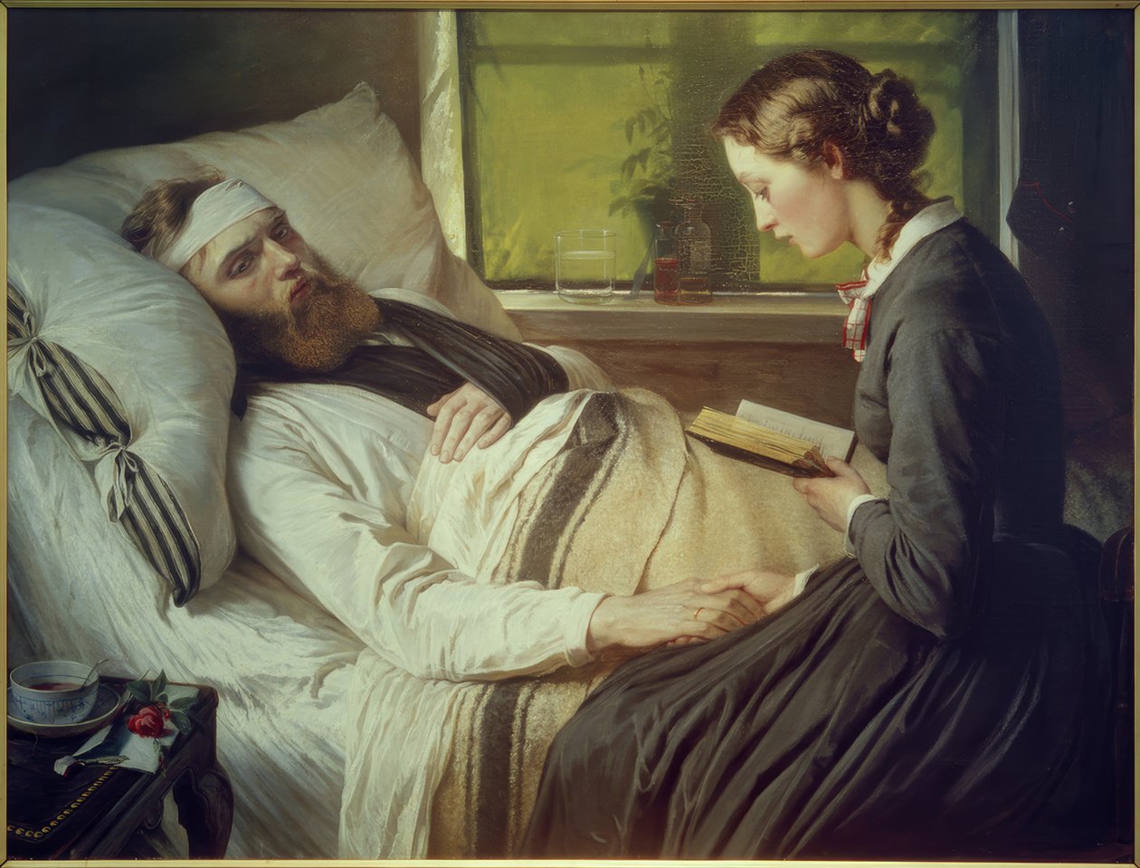 E. Jerichau-Baumann, Zraněný Solda od Elisabeth Jerichau Baumann