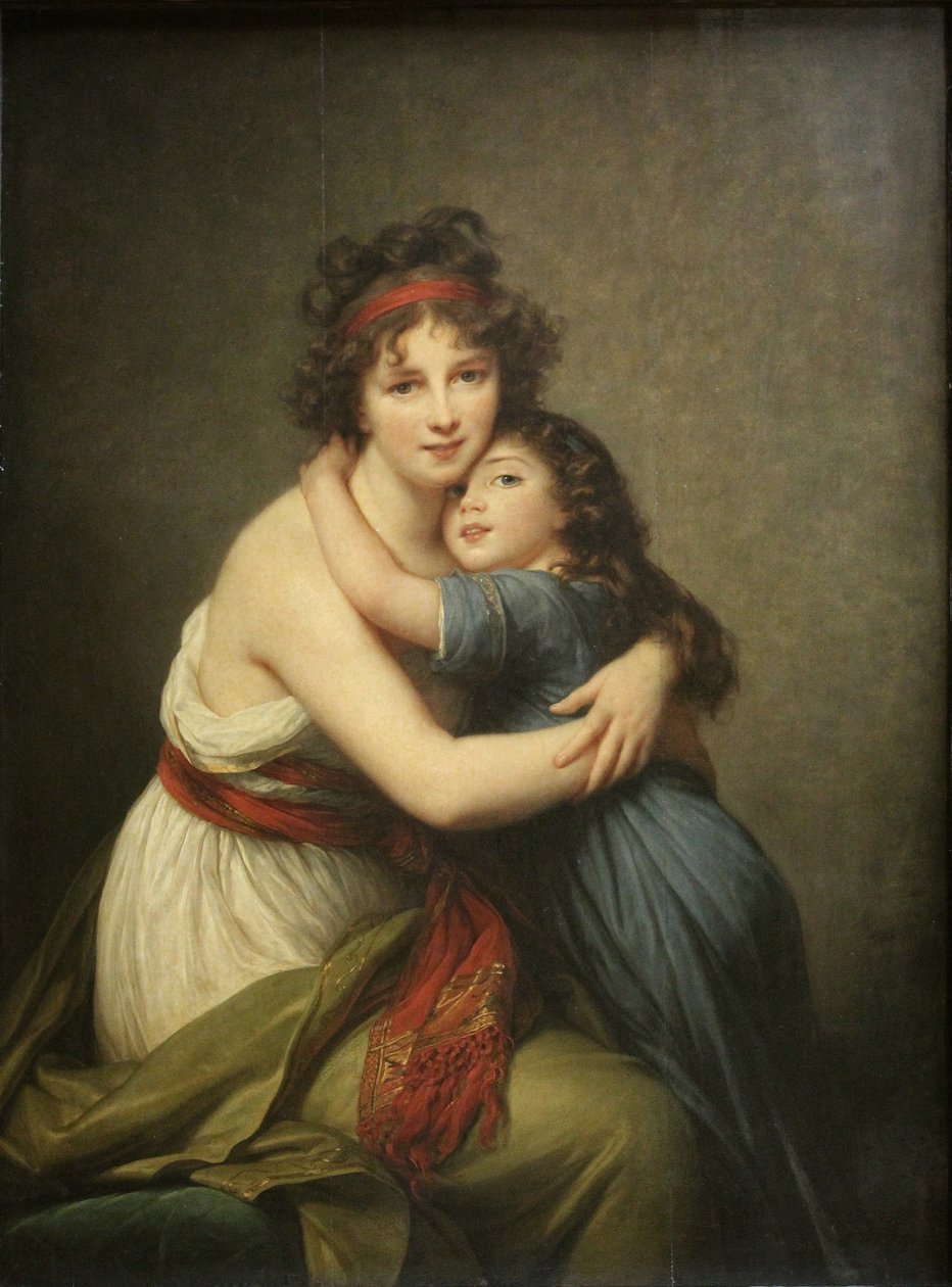 Elisabeth Louise Vigée-Lebrun, paní Vigée-Lebrun a její dcera od Élisabeth Louise Vigée Le Brun