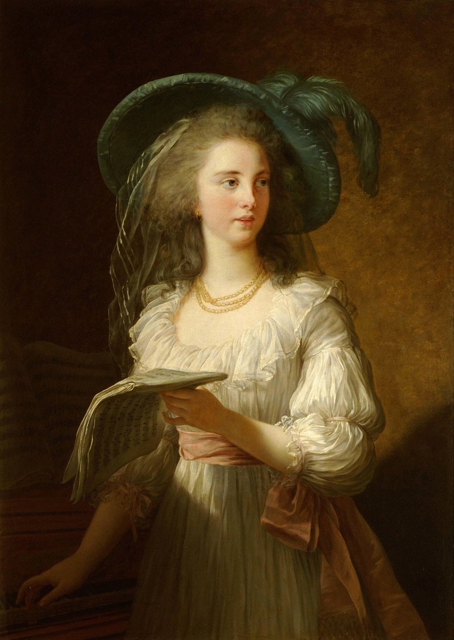 Martine-Gabrielle-Yoland de Polastron (1745-1793), vévodkyně z Polignacu od Élisabeth Louise Vigée Le Brun