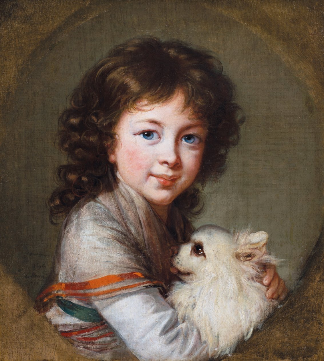 Portrét Alžběty Isabelly Mniszechové od Élisabeth Louise Vigée Le Brun