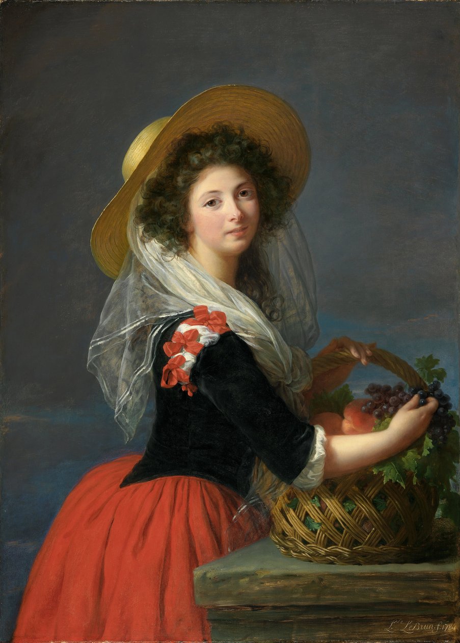 Portrét Marie Gabrielle de Gramont, hraběnky z Caderousse od Élisabeth Louise Vigée Le Brun