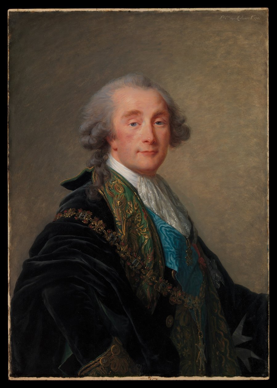 Alexandre Charles Emmanuel de Crussol-Florensac (1743-1815) od Elisabeth Louise Vigee Lebrun