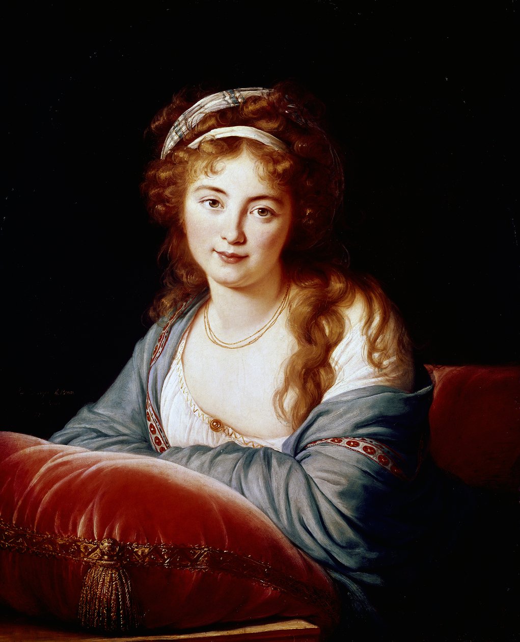 Kreivitär Katariina Vassiljevna Skavronskaia (1761-1829), Katariina II:n kunniarouva od Elisabeth Louise Vigee Lebrun