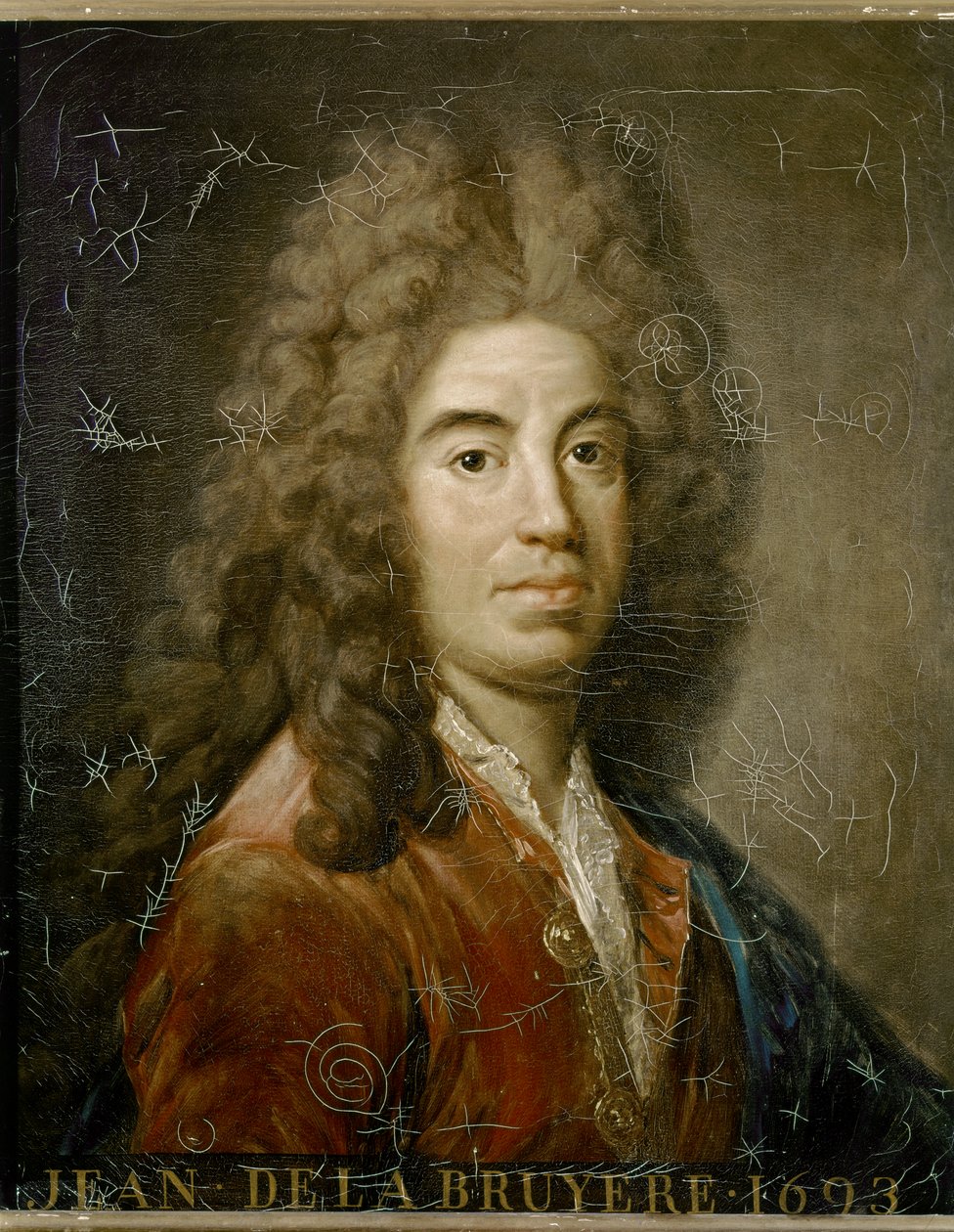 Jean de LA BRUYERE, Portrét. 1775 (olej na plátně) od Elisabeth Louise Vigee Lebrun