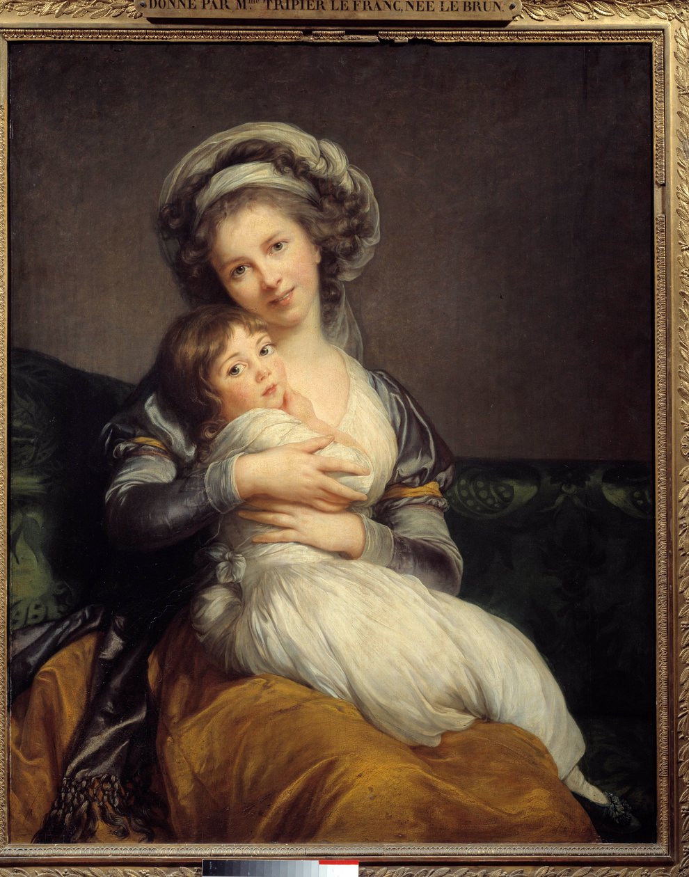 Madame Vigee-Le Brun a její dcera Jeanne Marie-Louise (1780-1819) Obraz Marie Elisabeth Louise Vigee Le brun (nebo Vigee-Lebrun nebo Vigee Lebrun) (1755-1842). 1789 Slunce. 1,05 x 0,84 Musee du Louvre, Paříž - Madame Vigee-Le Brun a její dcera Jea od Elisabeth Louise Vigee Lebrun