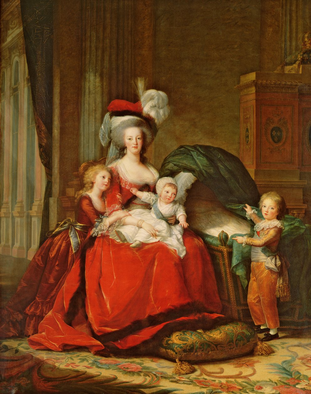 Marie-Antoinetta (1755-93) a její děti od Elisabeth Louise Vigee Lebrun