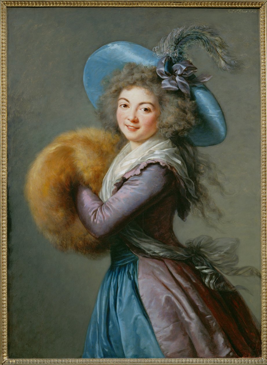 Mme Mole-Raymond (malba na dřevě) od Elisabeth Louise Vigee-Lebrun