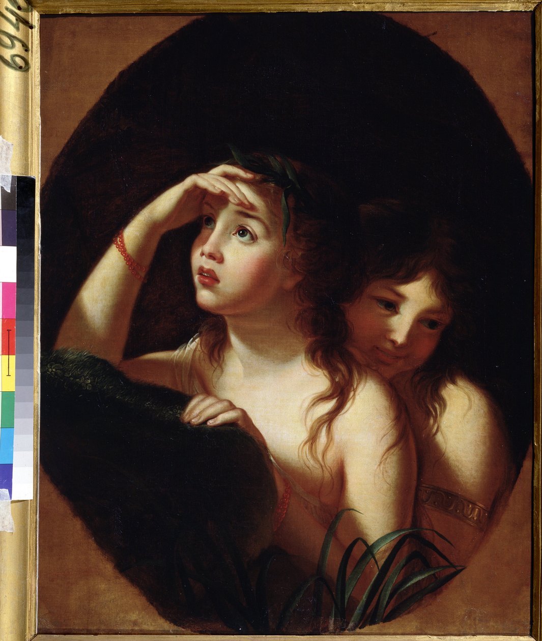 Najády (najády). Obraz Marie Louise Elisabeth Vigee Lebrun (Vigee-Lebrun) (1755-1842). Olej na plátně, 70 x 50 cm, konec 1780. Francouzské umění, rokoko. Muzeum výtvarných umění A. Puškina, Moskva. od Elisabeth Louise Vigee Lebrun