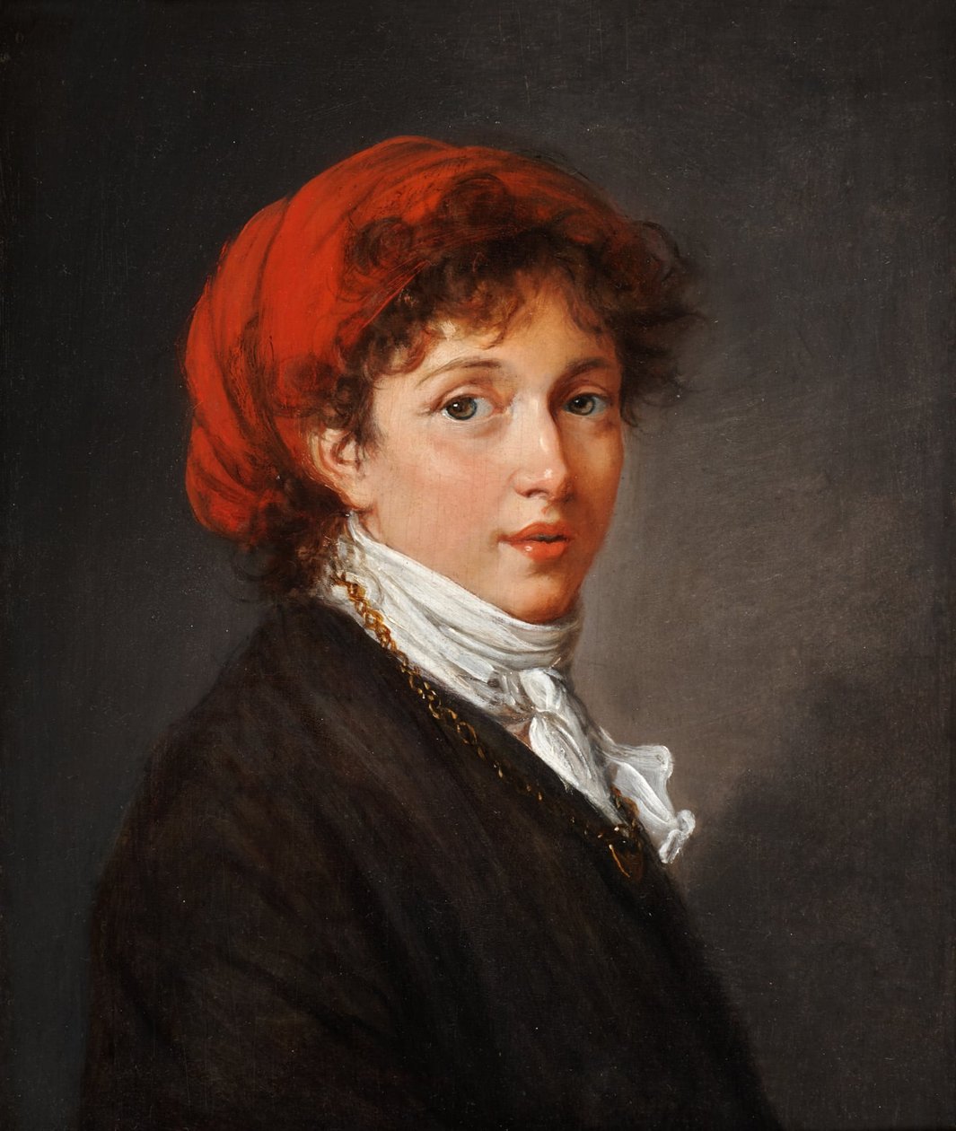 Autoportrét v ateliérovém kostýmu od Elisabeth Louise Vigee-Lebrun