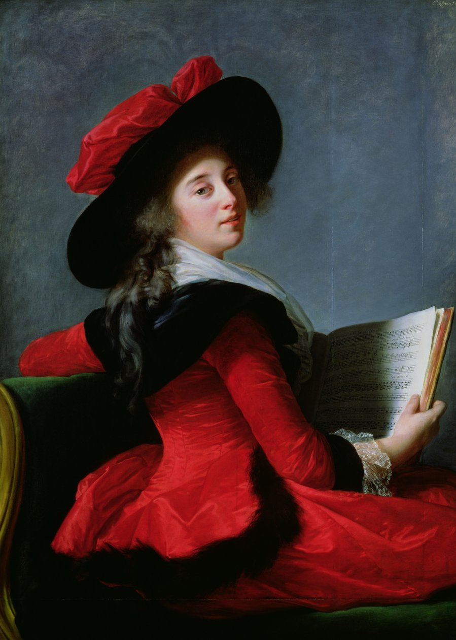 Baronka z Crussol od Elisabeth Louise Vigee Lebrun