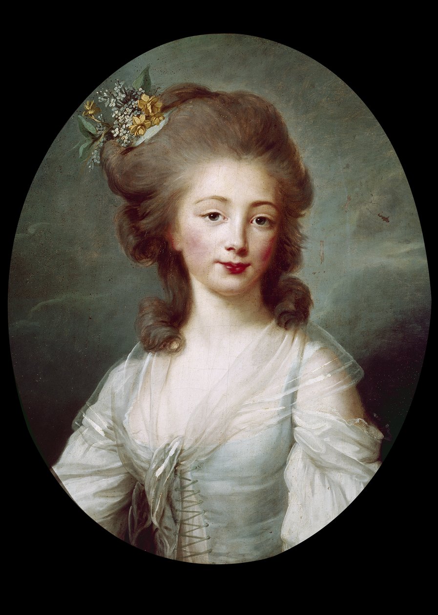 Hraběnka z Cluzel (Marie-Thérèse Antoinette de Cluzel) od Elisabeth Louise Vigee Lebrun
