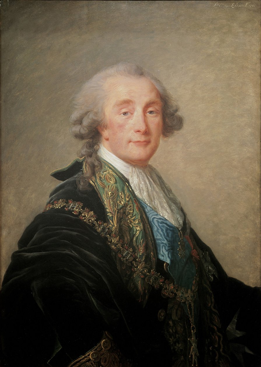 Alexandre Charles Emmanuel de Crussol-Florensac 17471815 od Elisabeth Louise Vigee Lebrun