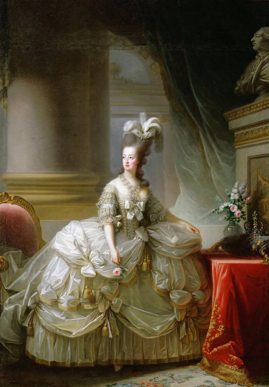 Arcivévodkyně Marie Antoinetta 1755-1793, královna Francie. od Elisabeth Louise Vigee Lebrun
