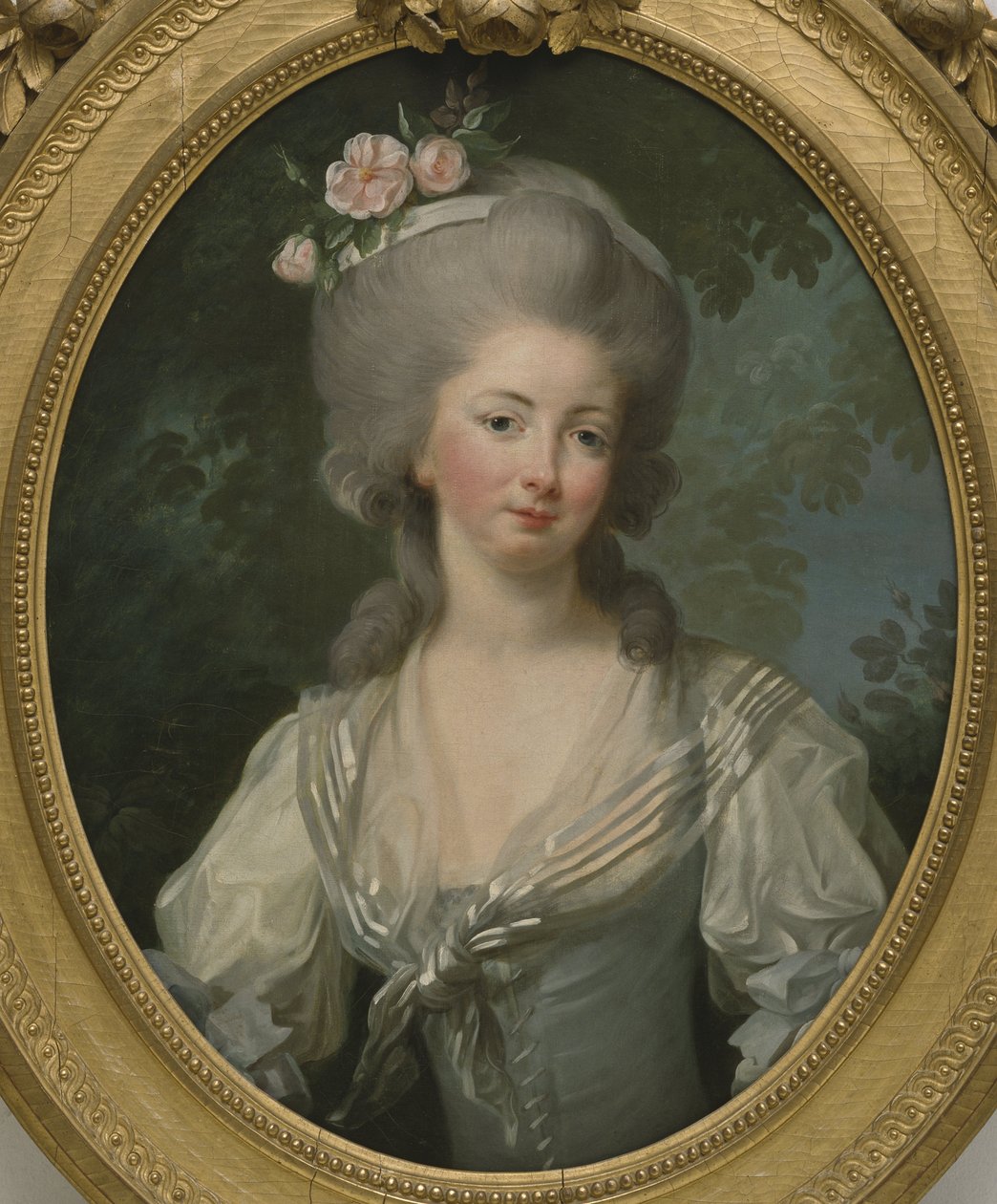 Ernestine Frederique, princezna z Croy - Portrét Ernestine-Frederique, princezny z Croy, Vigee-Lebrun, Marie Louise Elisabeth (1755-1842). Olej na plátně. Rozměr: 74 x 60 cm. Národní muzeum Stockholm od Elisabeth Louise Vigee-Lebrun